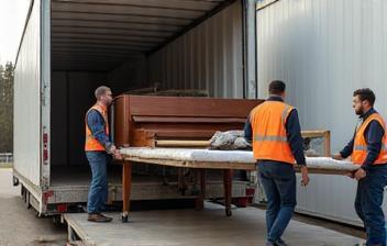 Transport professionnel d’un piano et œuvres d’art